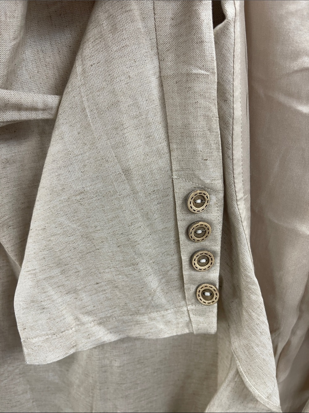 Mazik Cream Ruffle Open-Front Cardigan - Picture 6 of 9